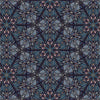 Wild Lone's "Greenhouse" wallpaper in "Ornamental Blue".