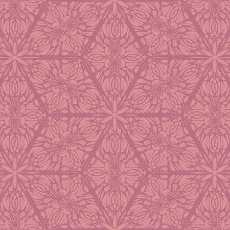 Wild Lone's "Greenhouse" wallpaper in "Vintage Rose"