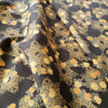 BERRY GALAXY Cotton Furnishing Fabric - Warm Black - Sample Fabric Wild Lone 