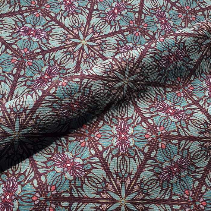 GREENHOUSE Cotton Furnishing Fabric - Exotic Green - Sample Fabric Wild Lone 
