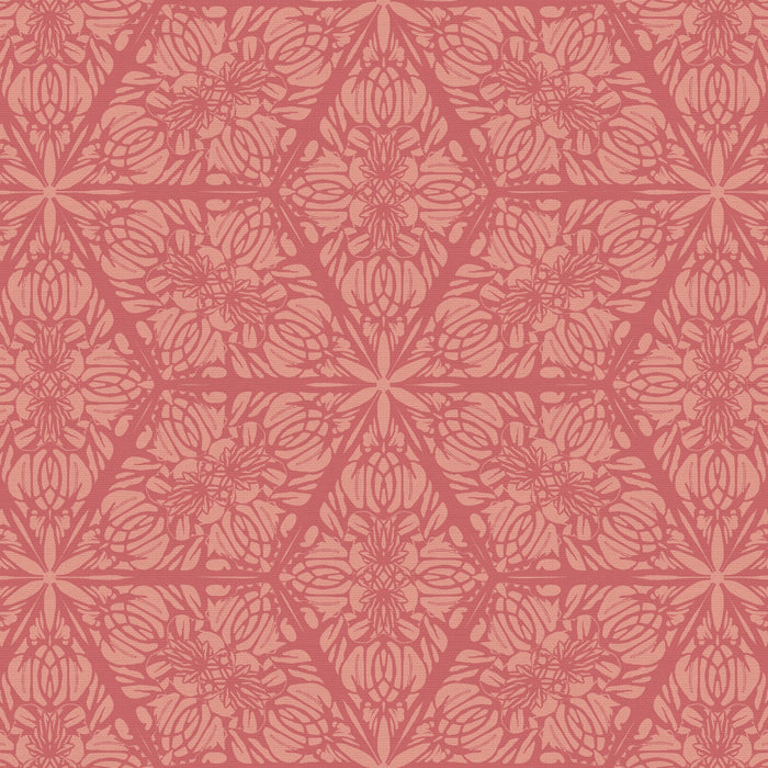 GREENHOUSE Cotton Furnishing Fabric - Vintage Rose Fabric Wild Lone 