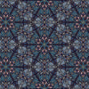 GREENHOUSE Cotton Furnishing Fabric - Ornamental Blue - Sample Fabric Wild Lone 