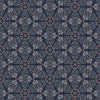 GREENHOUSE Cotton Furnishing Fabric - Ornamental Blue - Sample Fabric Wild Lone 