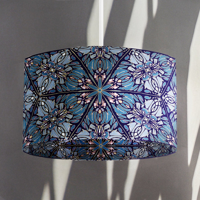 Greenhouse - Ornamental Blue - Wallpaper Lampshade Lampshades Wild Lone 