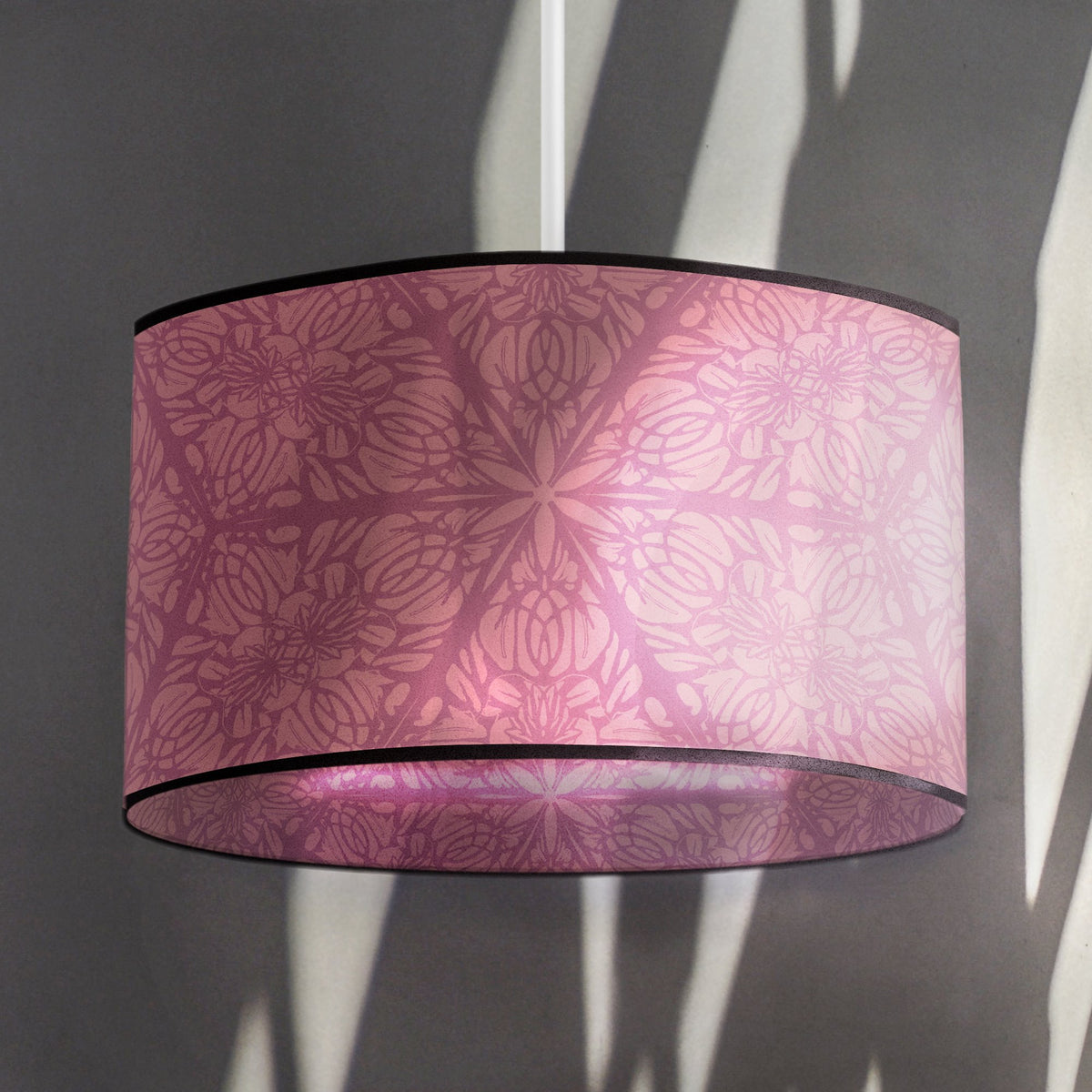 Pink vintage store lampshade